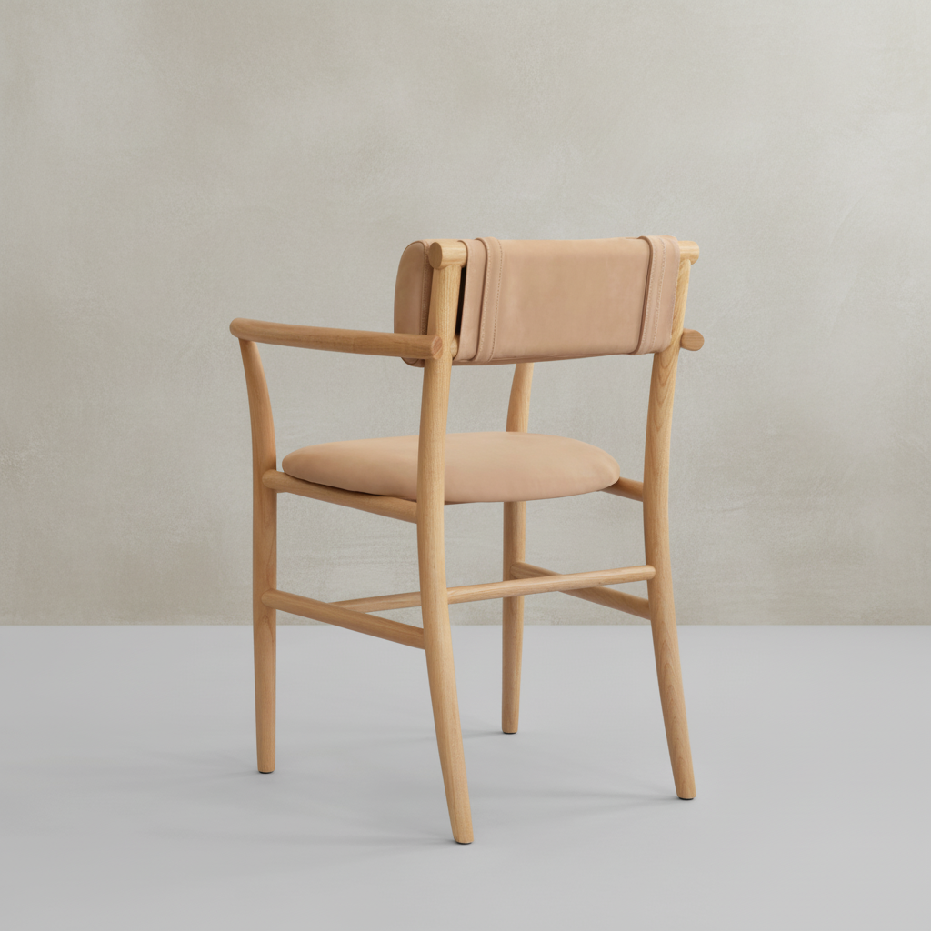 Nama Dining Chair Three-Quarter Back