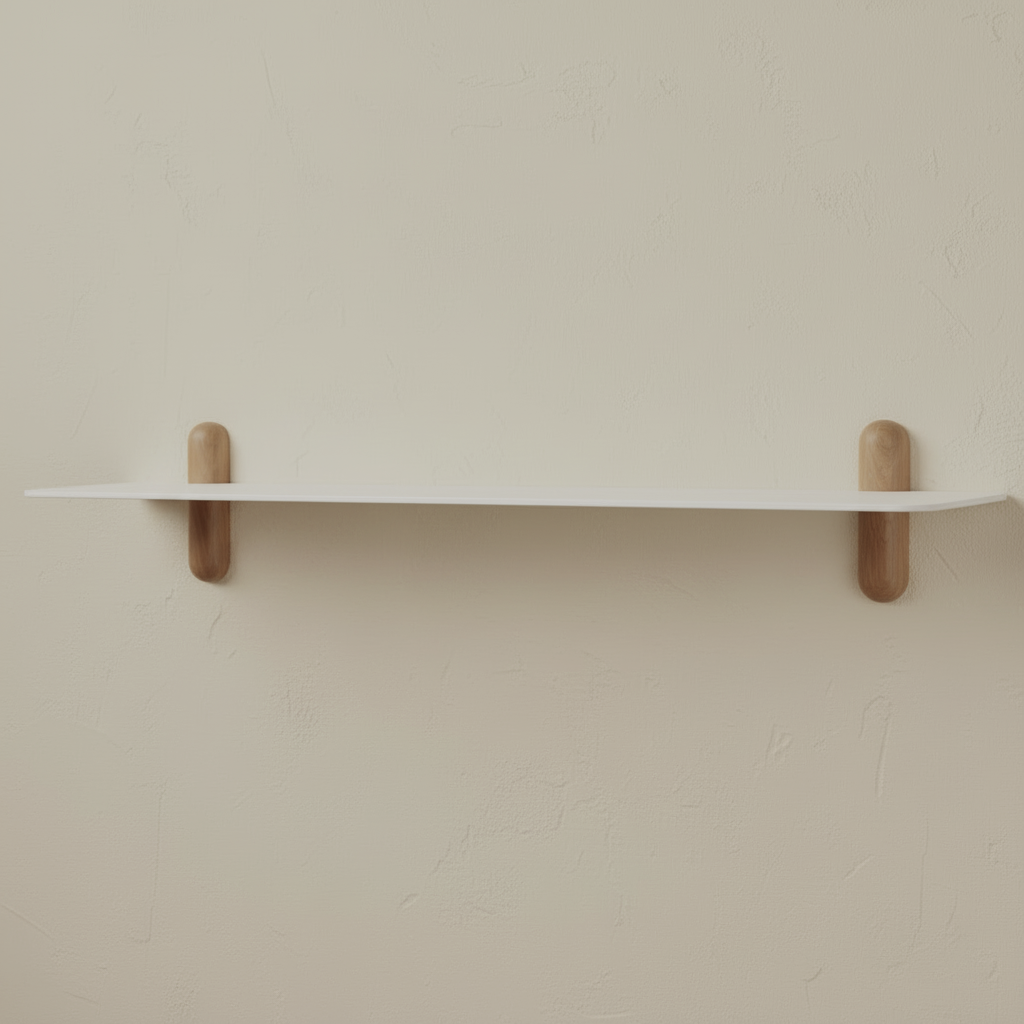 NIVO Shelf Small G - light oak/white