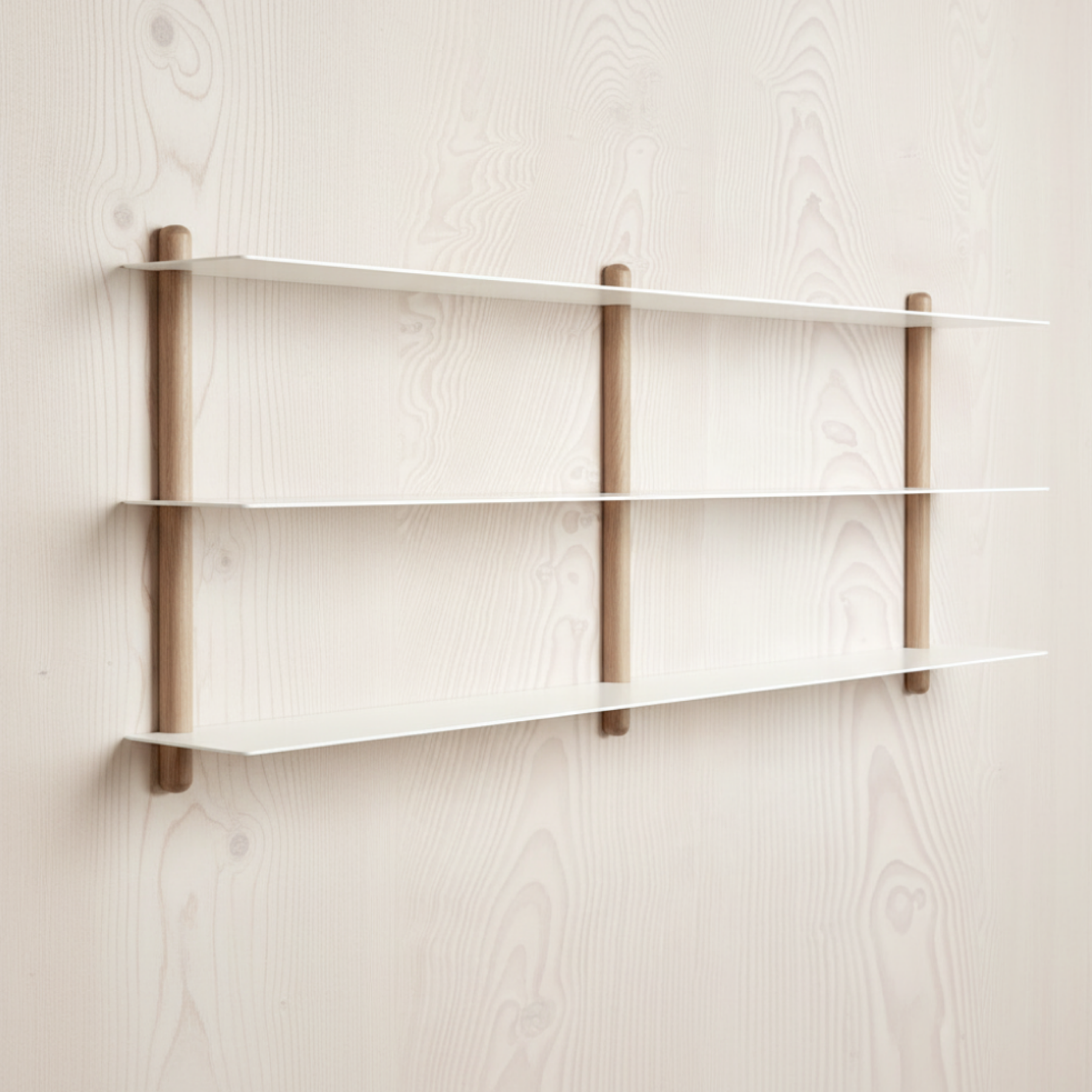 NIVO Shelf Small D - light oak/white