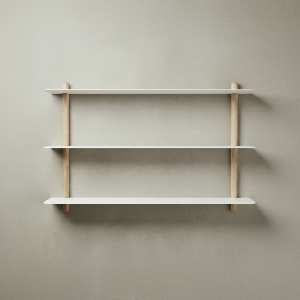 Nivo Shelf Small A with extensive wall space