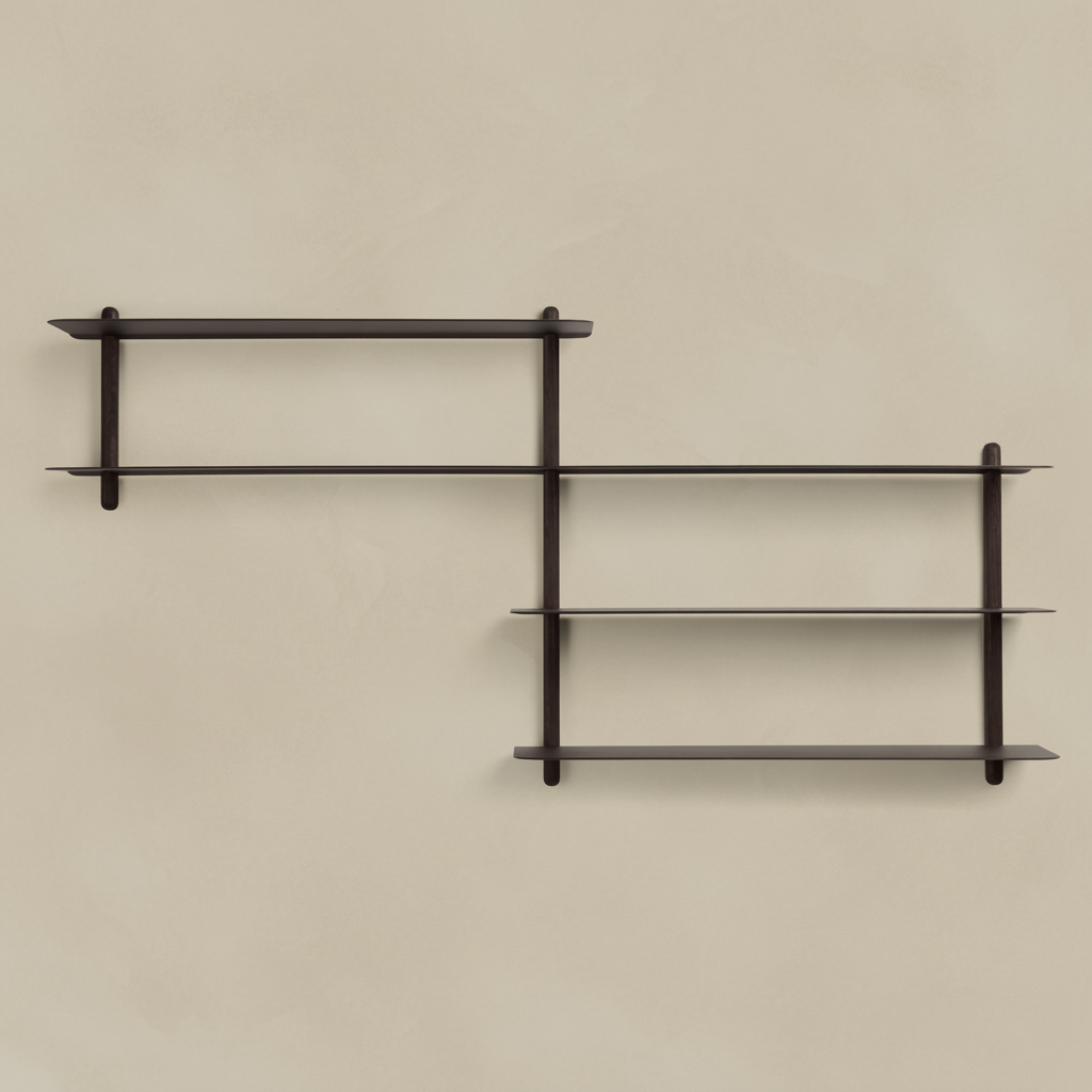 NIVO Shelf Small B - black ash/black