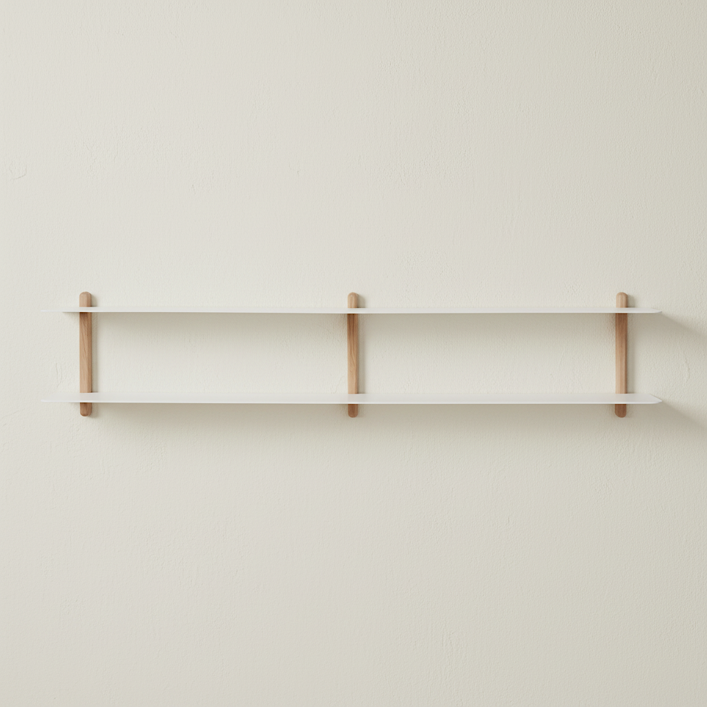 NIVO Shelf Small C - light oak/white