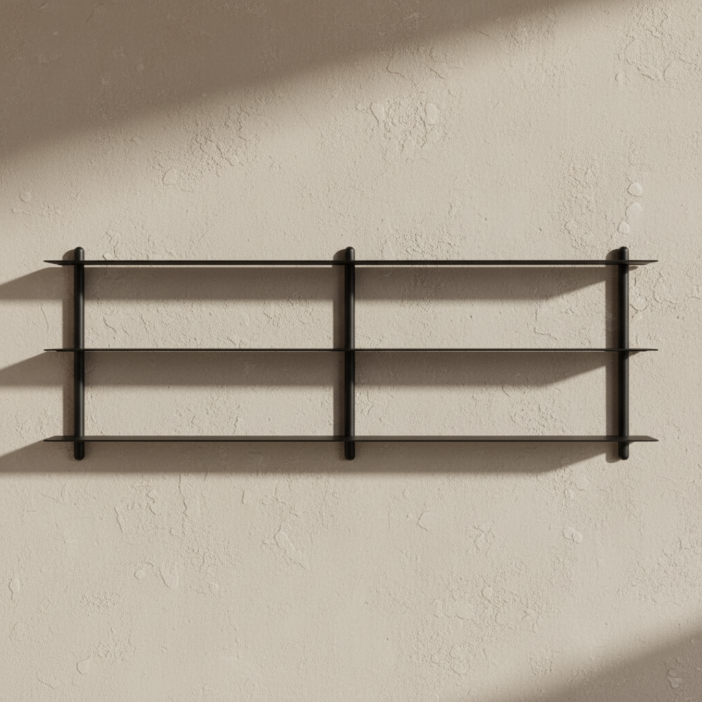 NIVO Shelf Small D - black ash/black