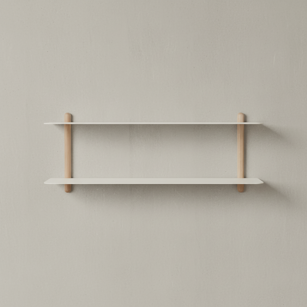 NIVO Shelf Small F - light oak/ white