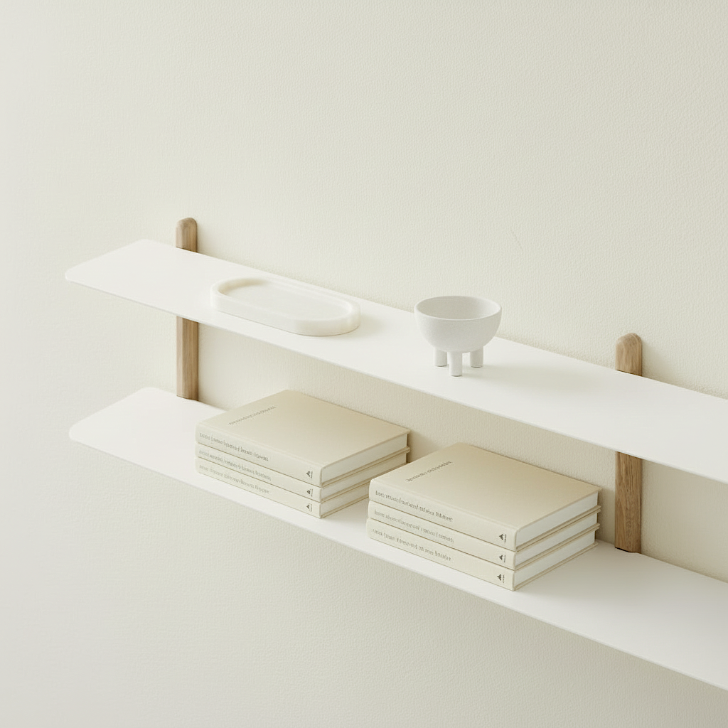 NIVO Shelf Small C - light oak/white