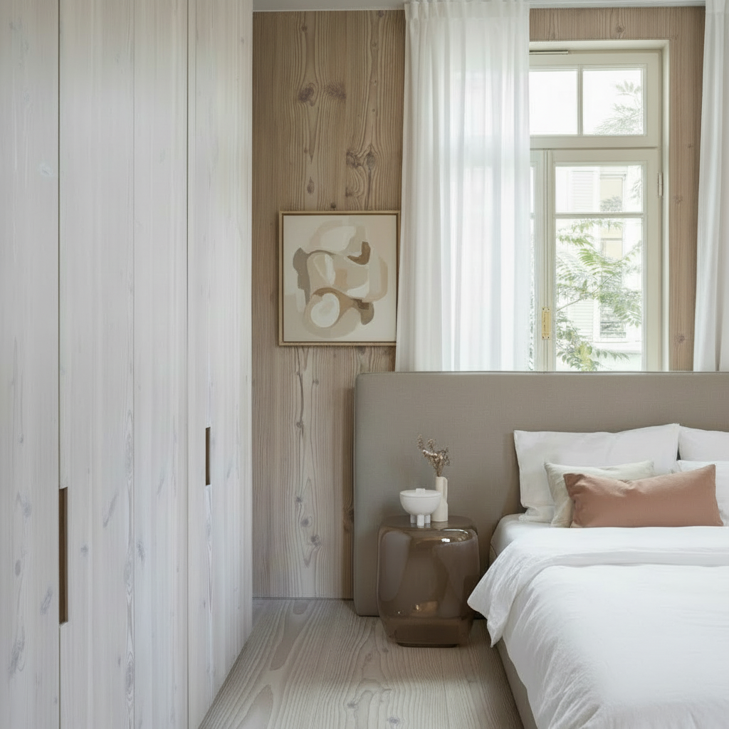 Nordic bedroom with Duck Bowl