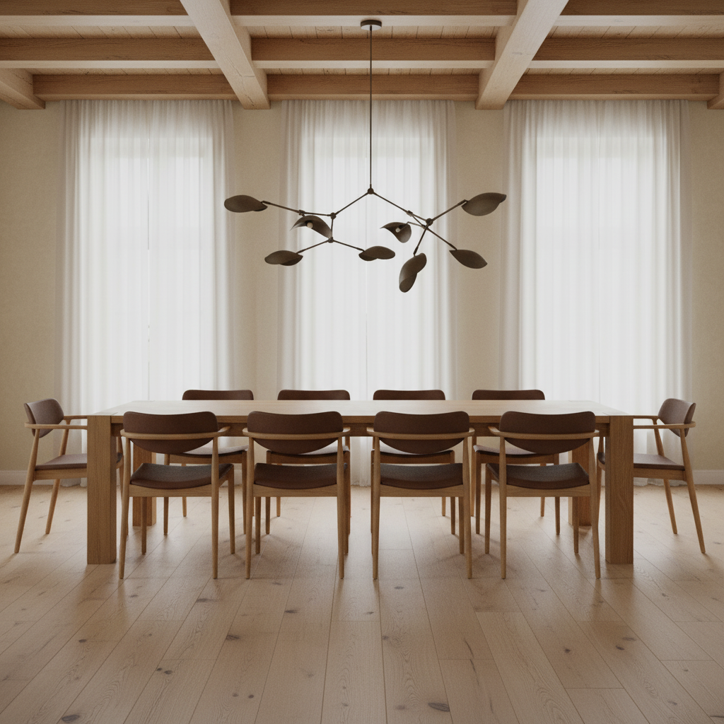 Stingray Chandelier - Bronze, UL