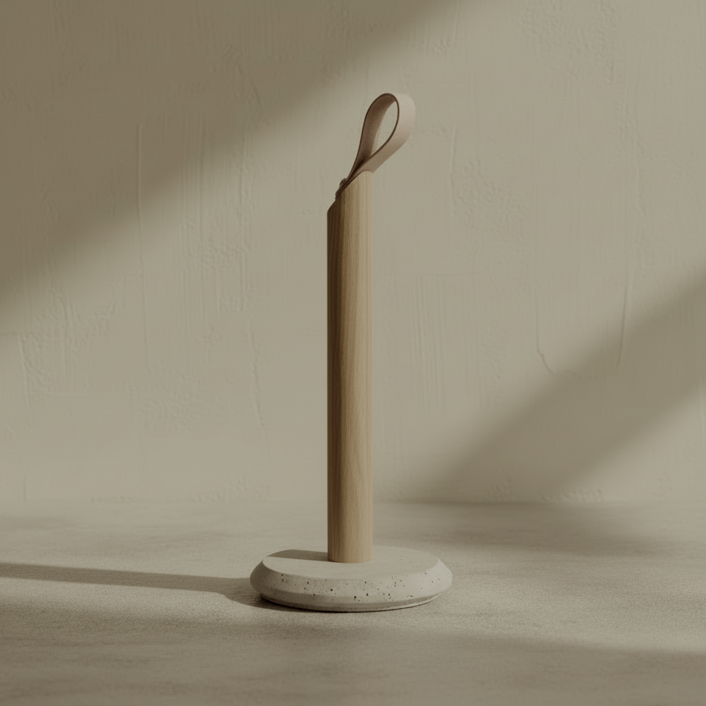 Grab kitchen roll holder, oak