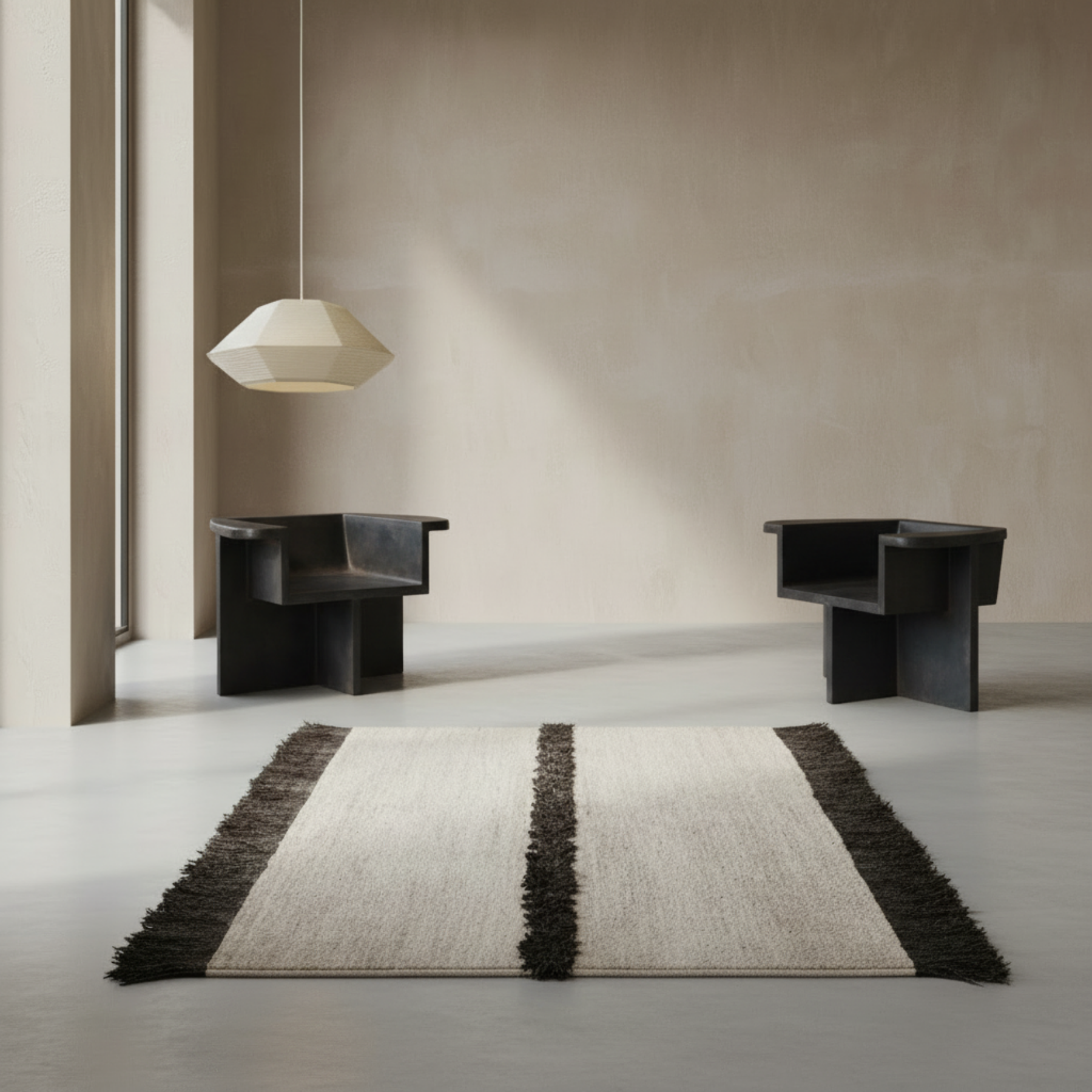 Nordic scene with Tama pendant and Brutus chairs