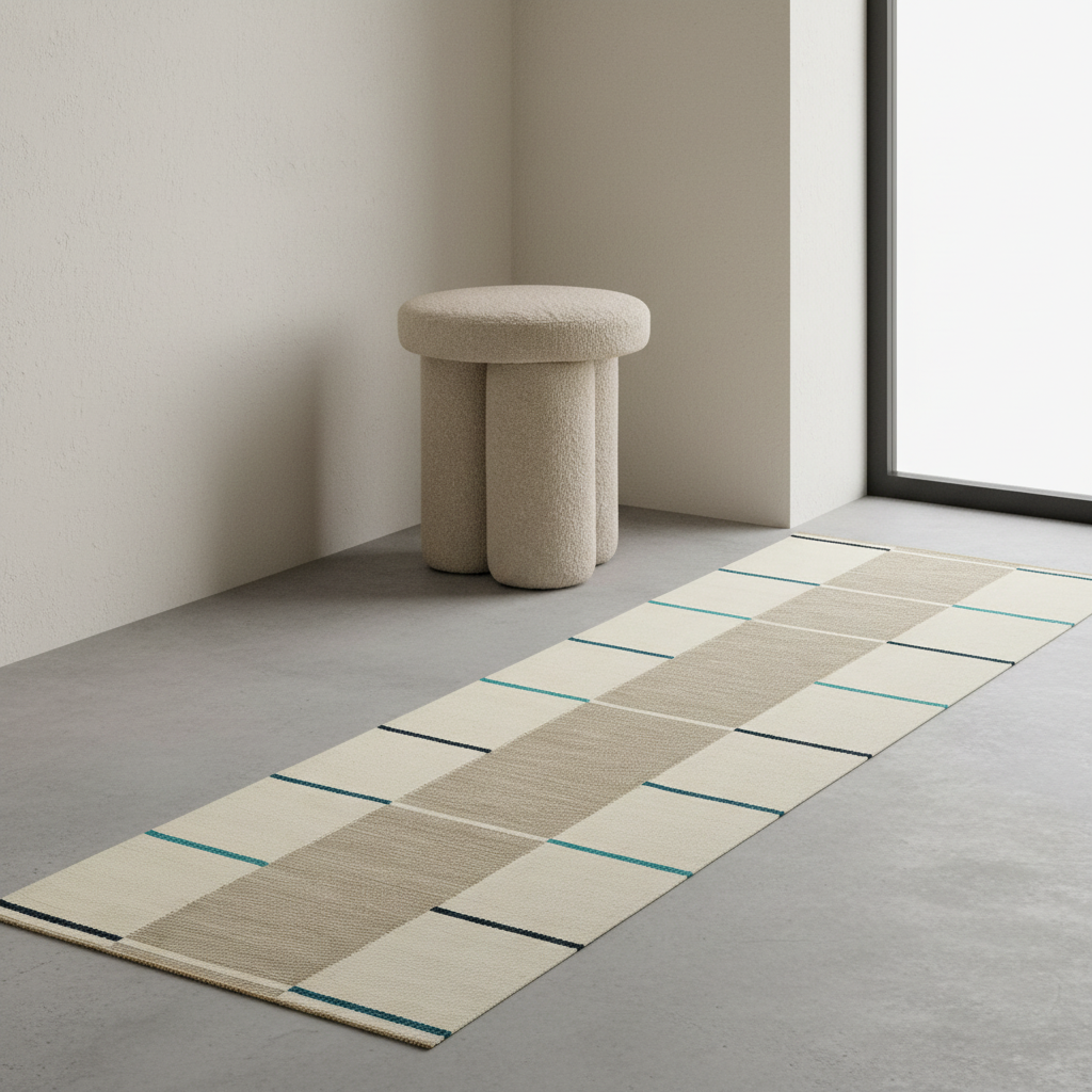 NordicModern VK-11 Runner with Big Foot Stool by window