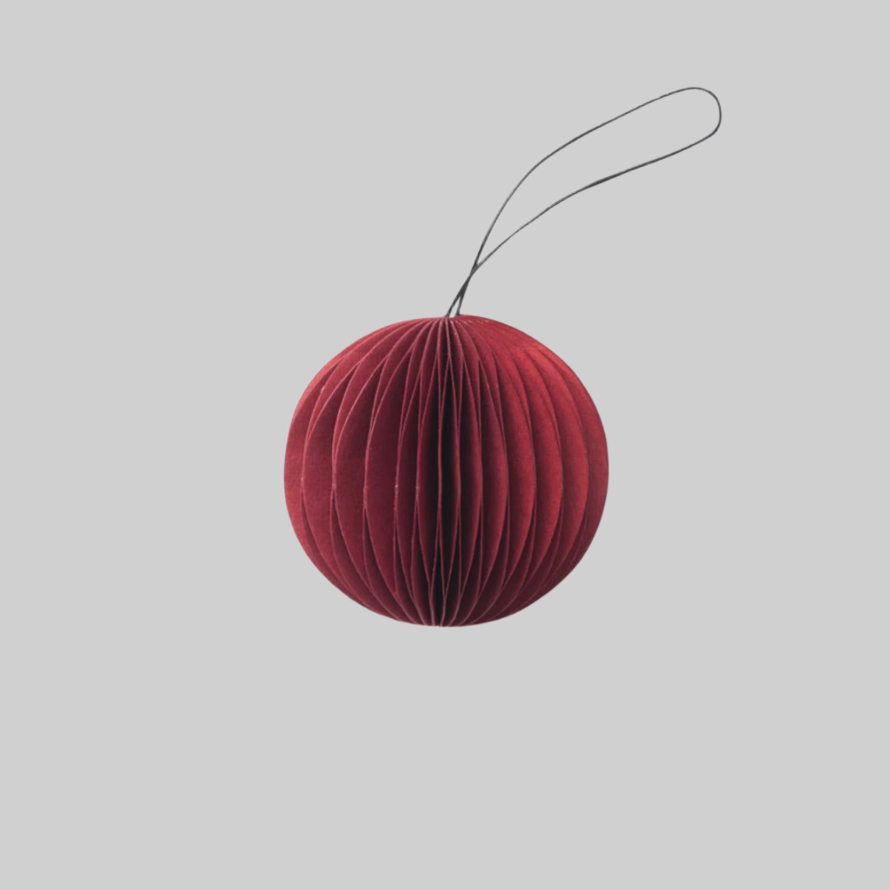 SUSTAIN folding ornament, scoop red (box of 6)