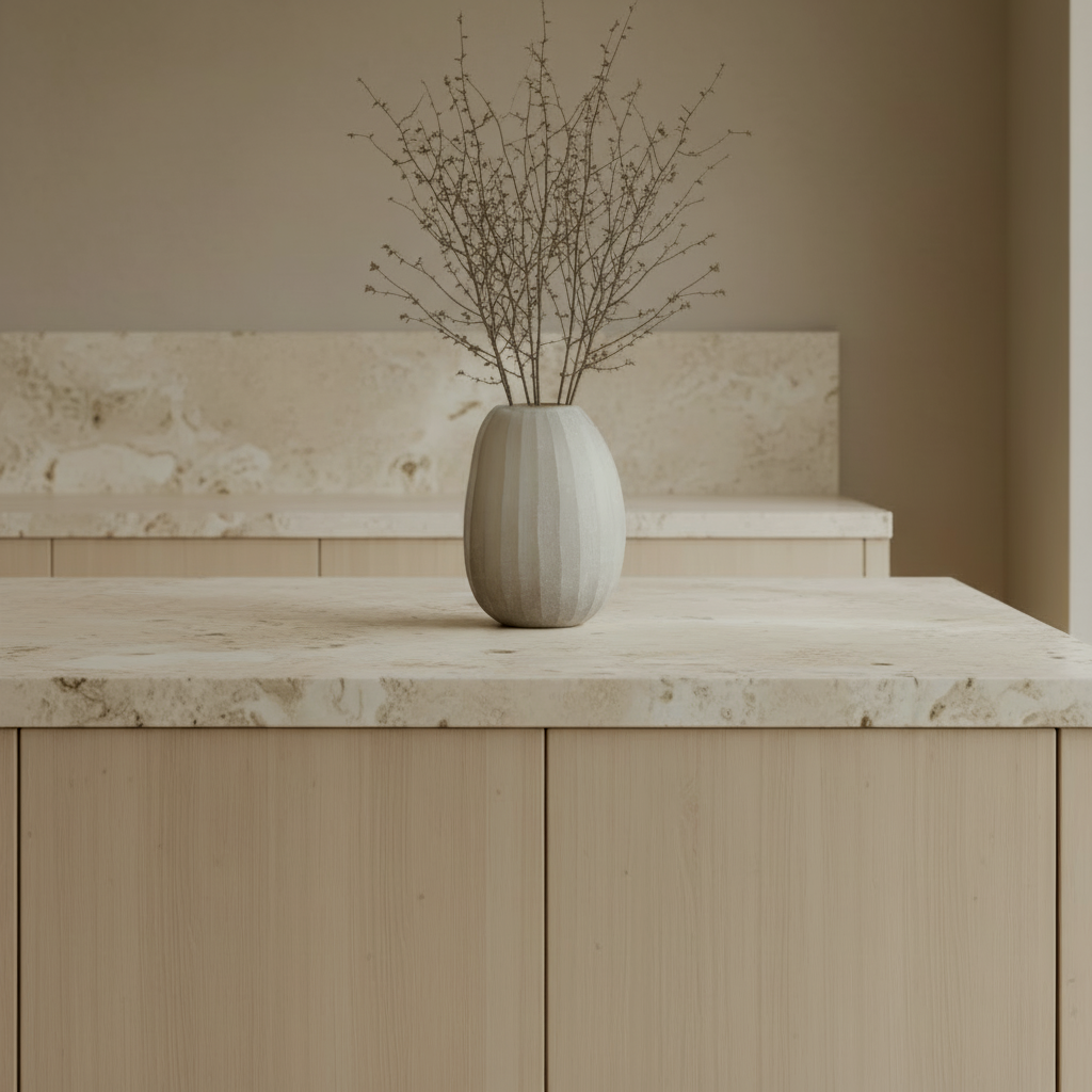 Organic vase 04 - sand