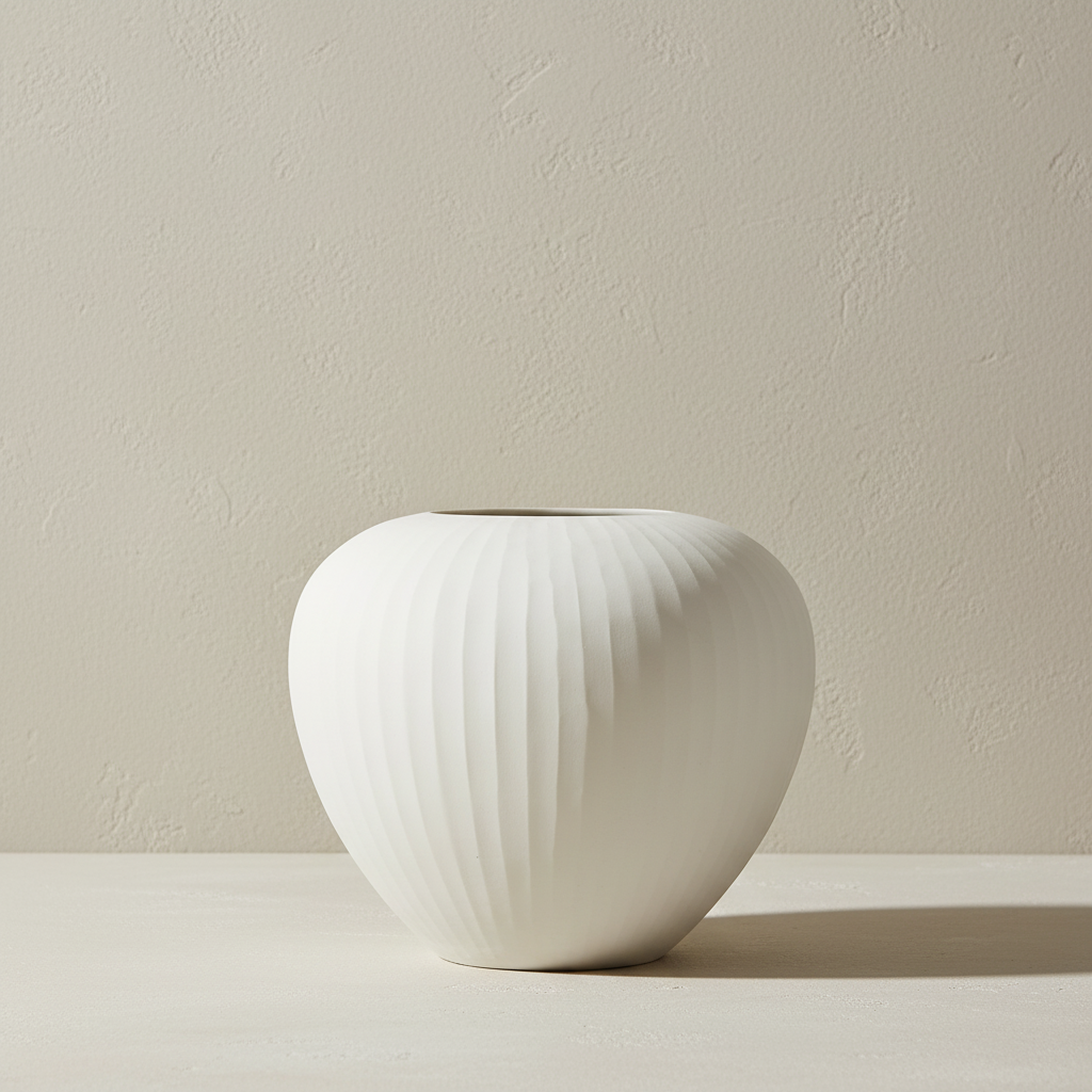 Organic Vase 06 - White product image