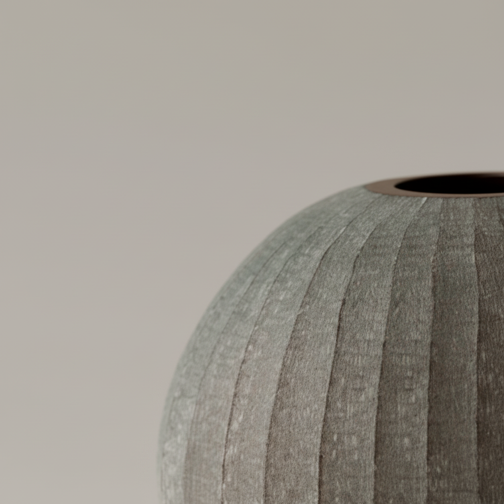 Organic Vase Close-Up Detail