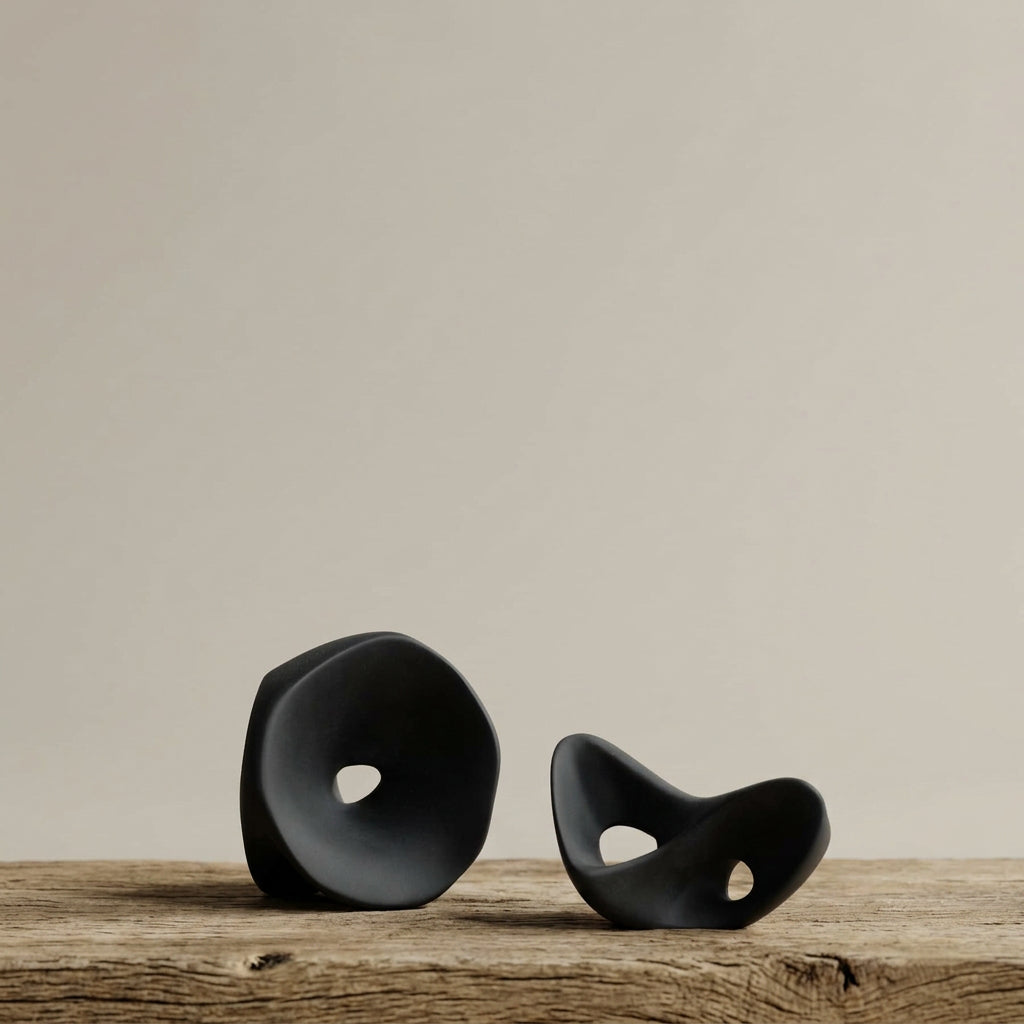 Ori Sculptures - Black, Set of 2