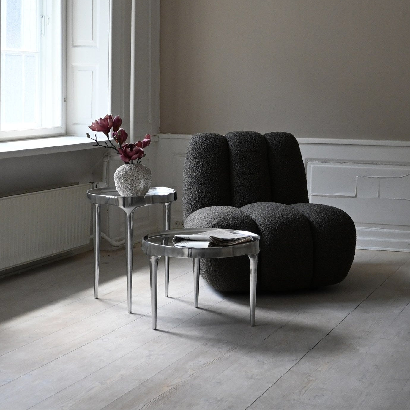 Phantom Table, Low - Chrome