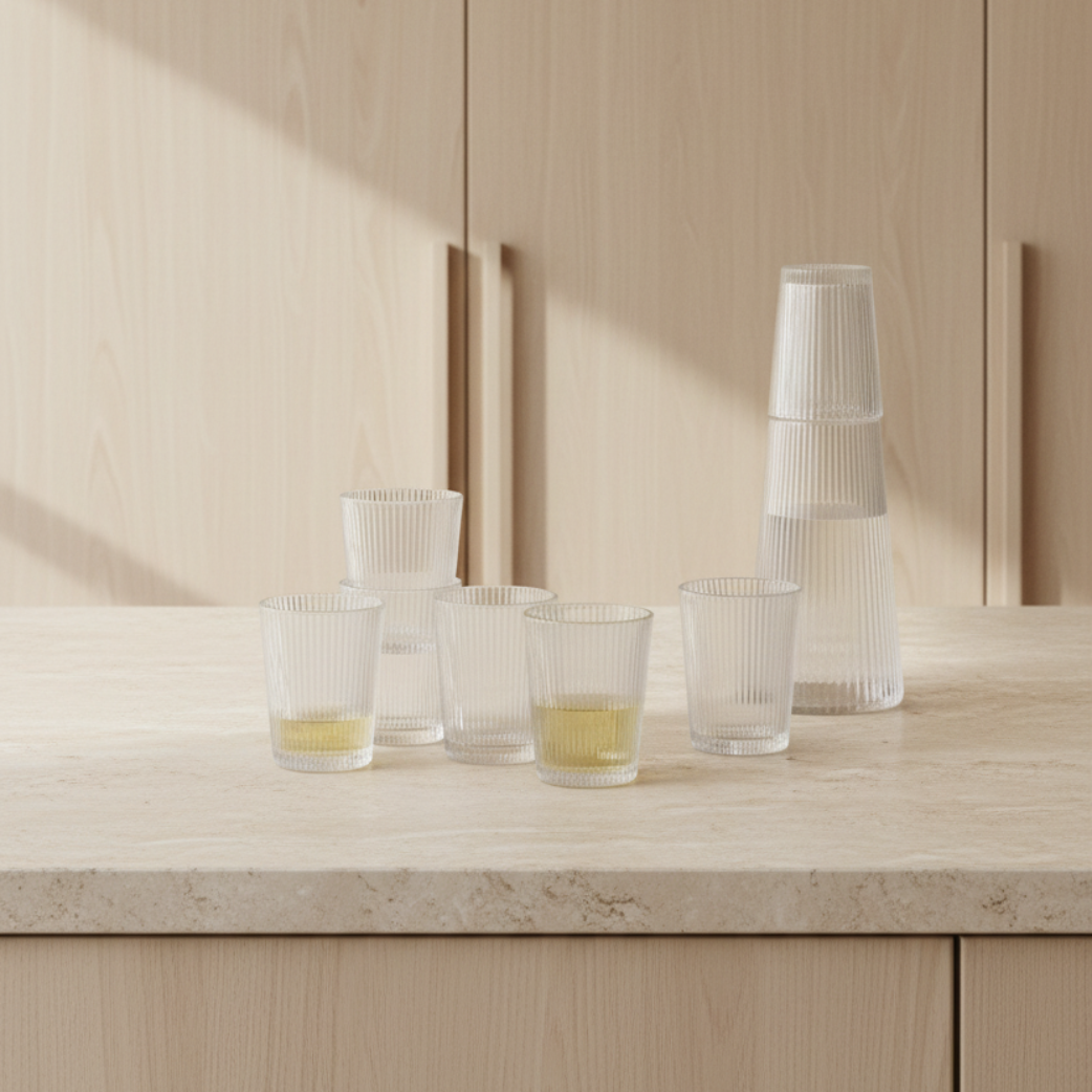 Pilastro glassware vertical lifestyle
