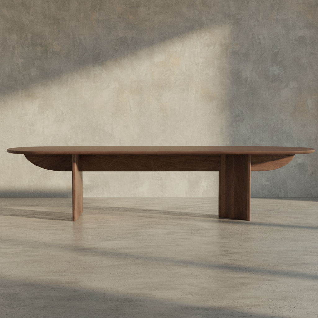 Pillabout Dining Table 04 - Smoked Oak