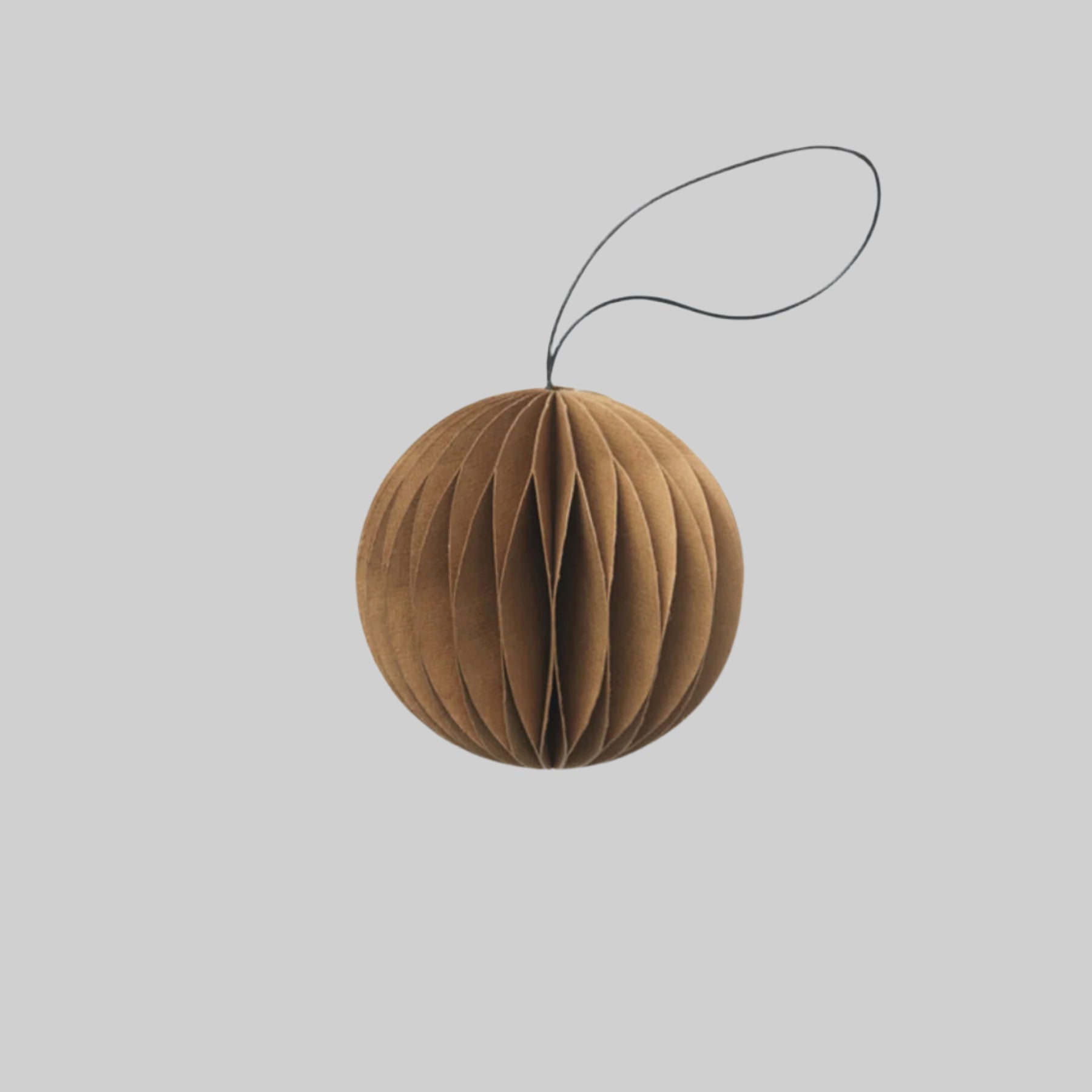 SUSTAIN folding ornament, scoop caramel (box of 6)