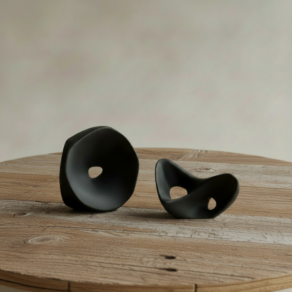 Sculptural Objects on Barnwood Table