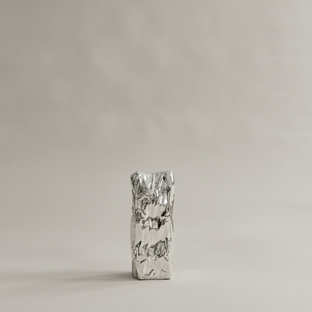Silver Vase — Angle 3