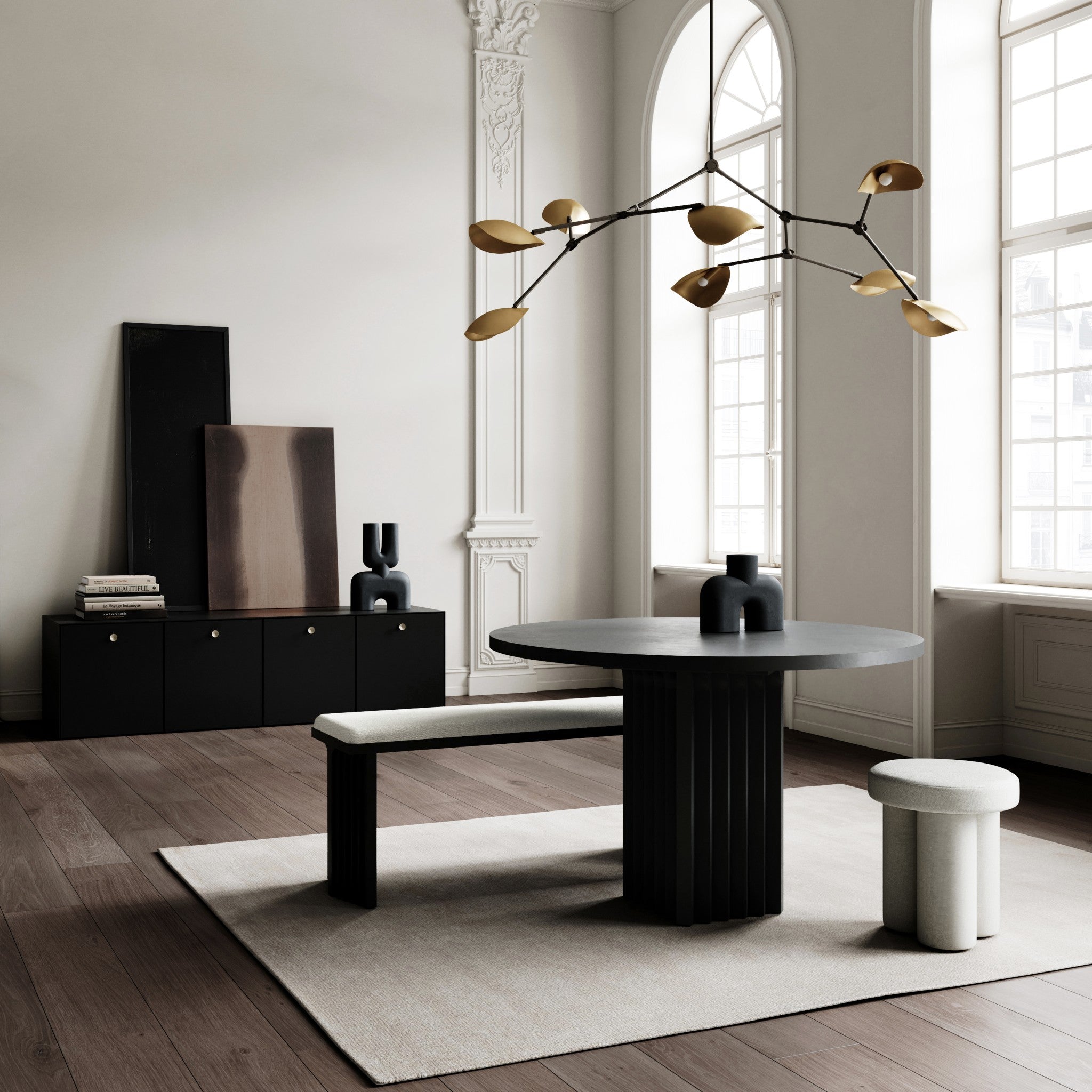 Arc Bench - Coffee*