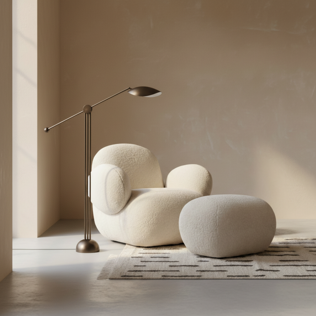 Stingray Floor Lamp in Nordic Interior