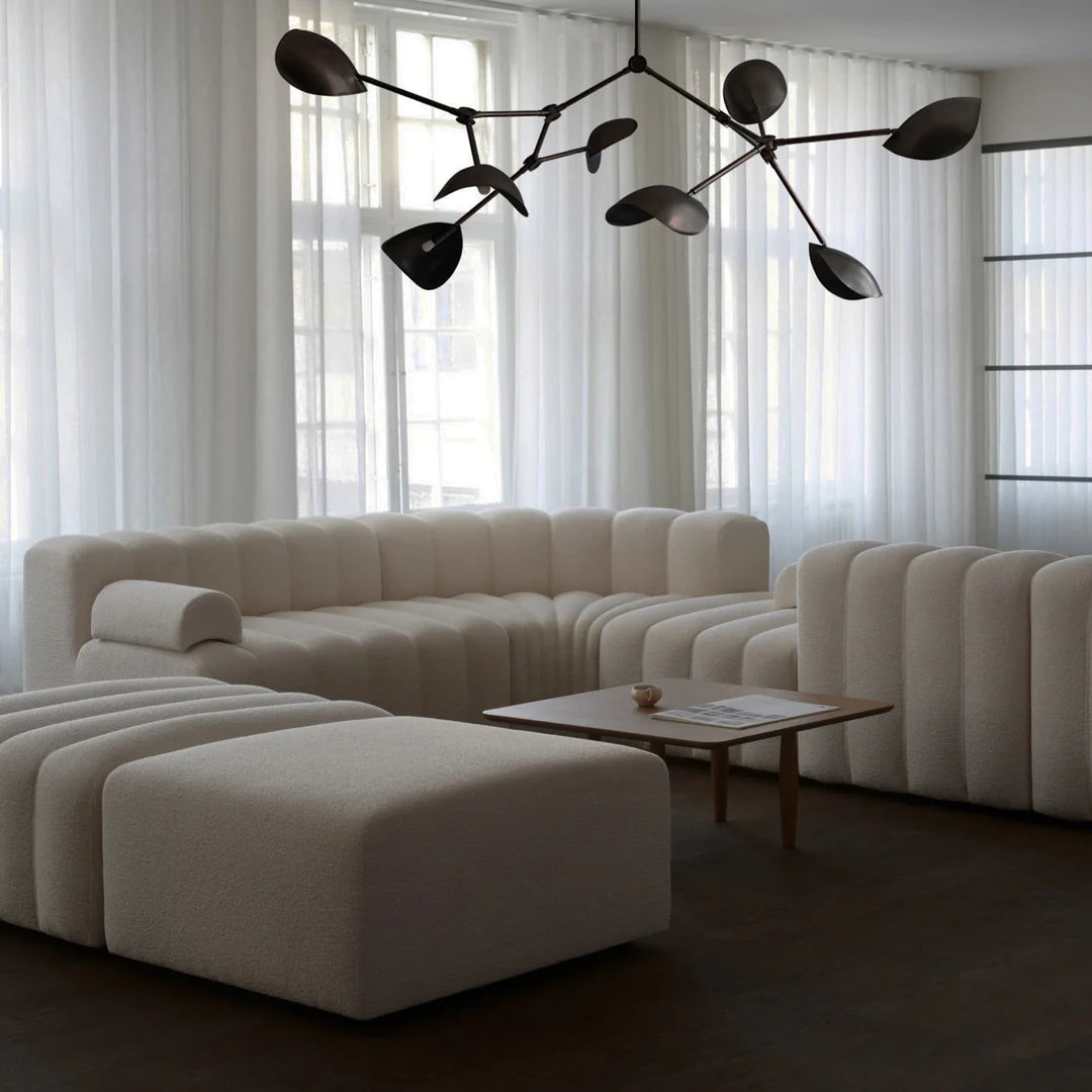 Stingray Chandelier Grande - Bronze with 6 - 12" Rods