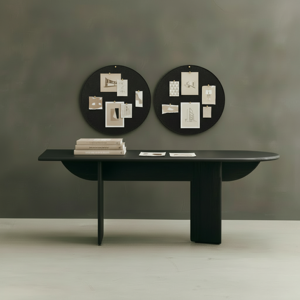Styled Desk Without Vases