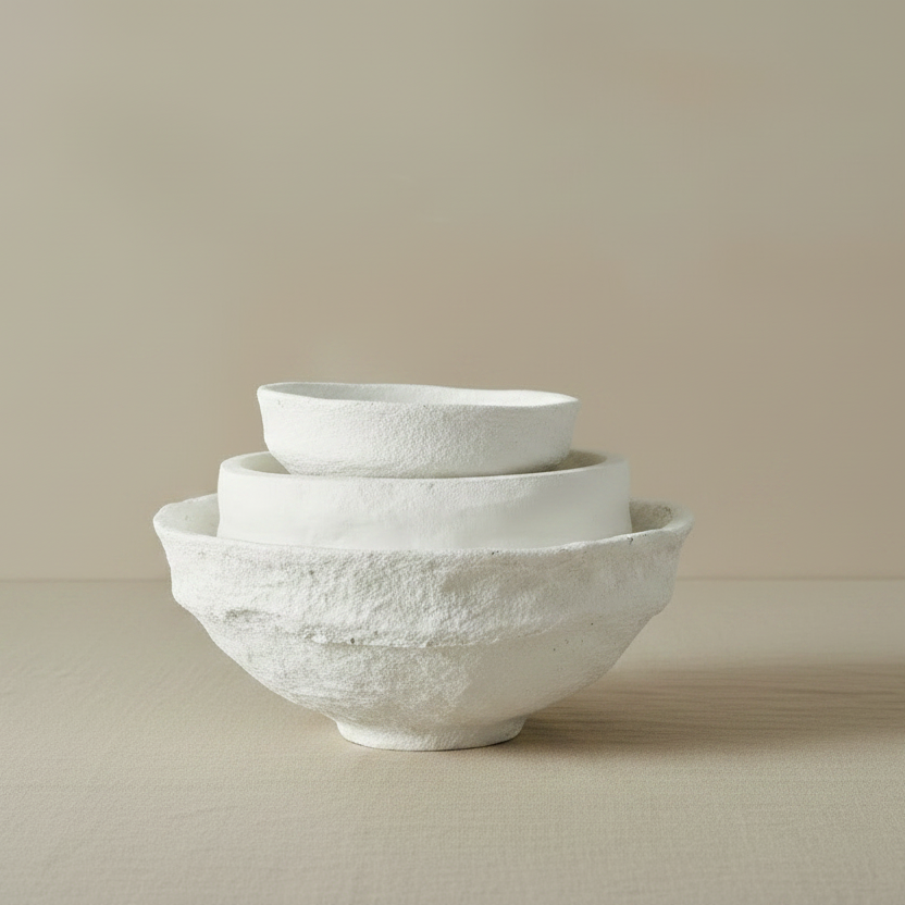 SUSTAIN Sculptural Bowls — Stacked