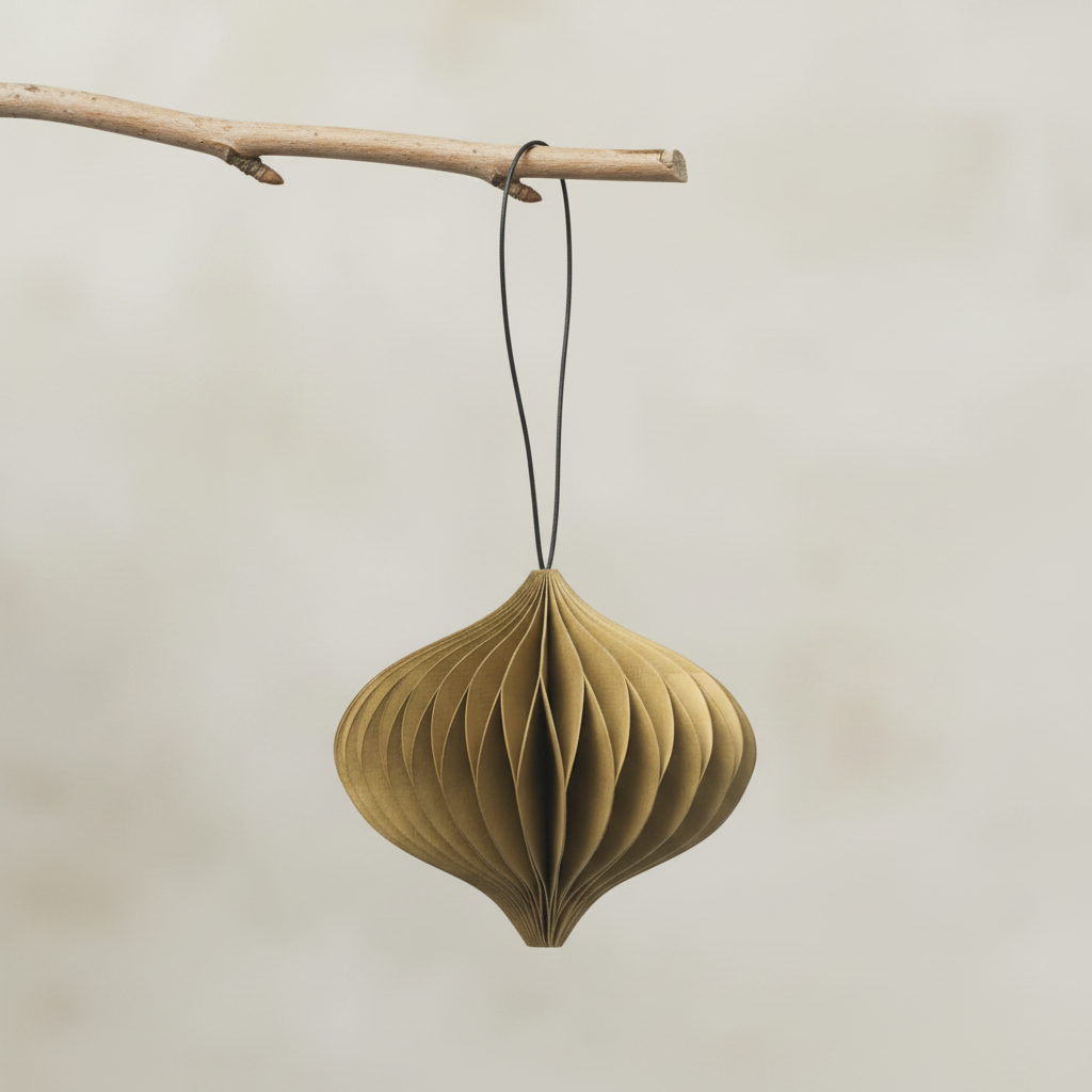 SUSTAIN folding ornament, onion camel. (box of 6)