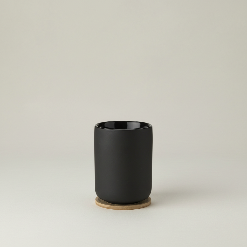 Theo Thermo Cup Matte Black