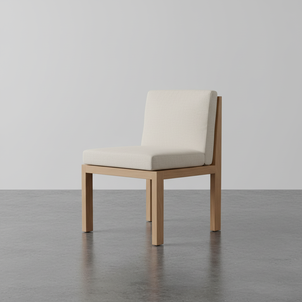 TIMME chair 3/4 angle view