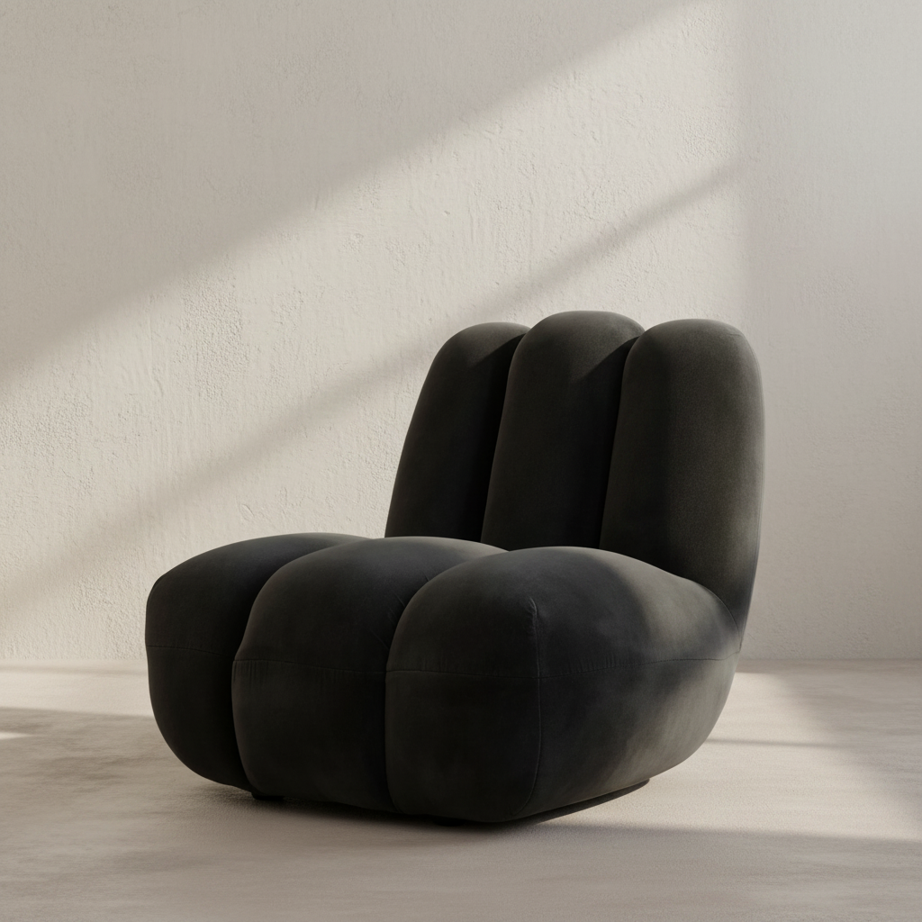 Toe Chair 3/4 front — limewash