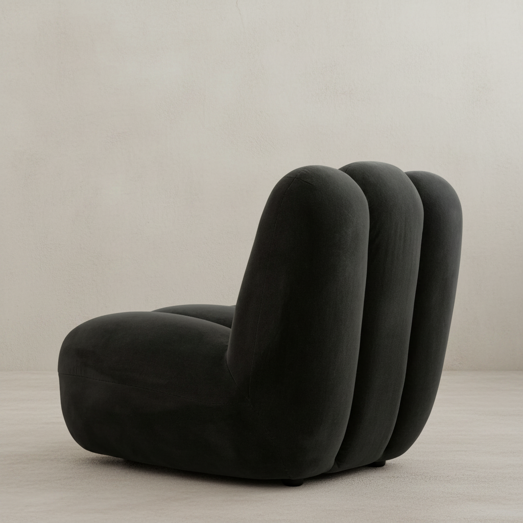 Toe Chair 3/4 — limewash