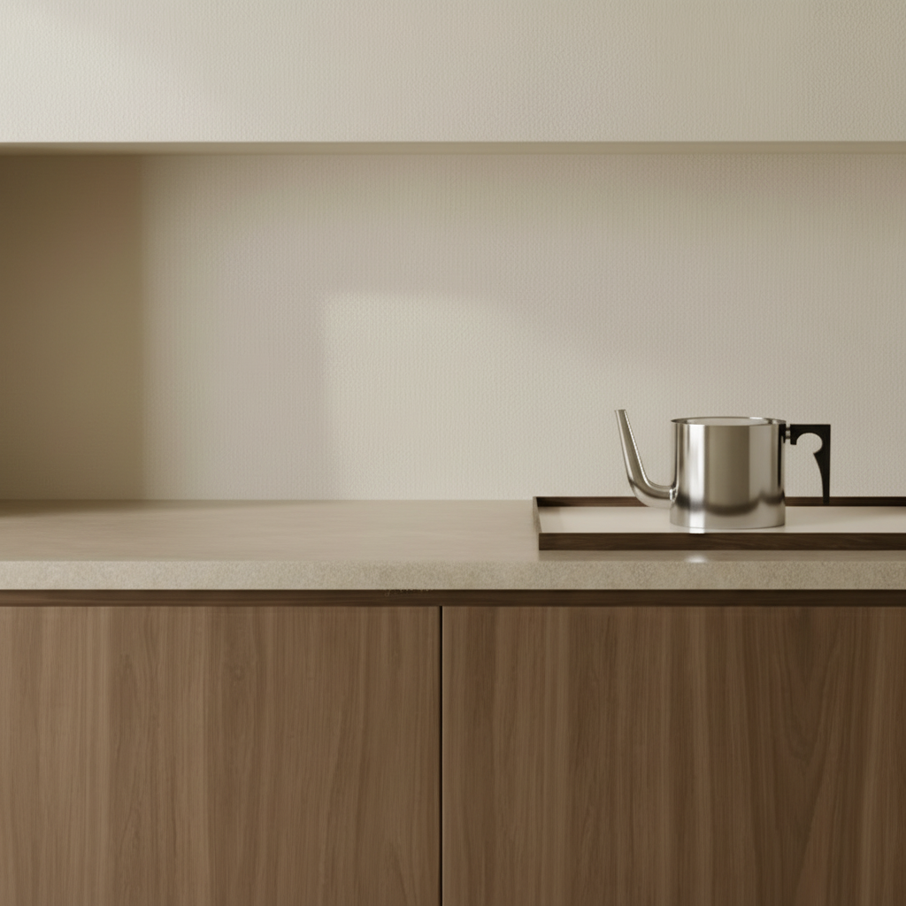 Tray and Arne Jacobsen Teapot