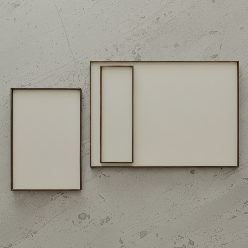 Trays on Travertine 1:1