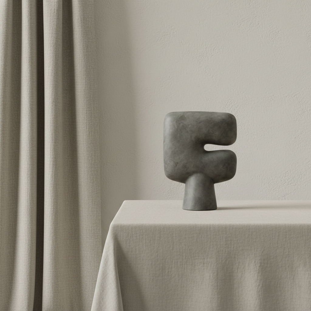 Tribal Vase with Belgian Linen Backdrop