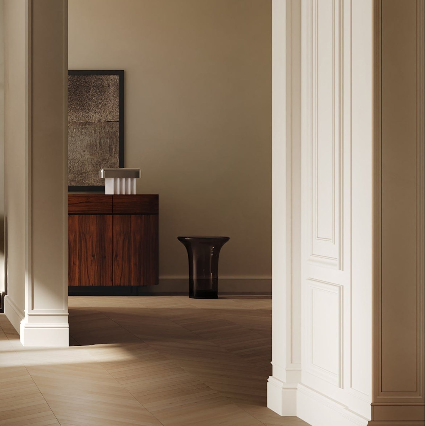 Trumpet Table, Tall - Smoked Forest
