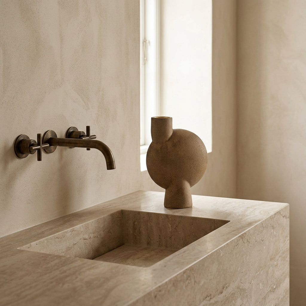 Sphere Vase Bubl, Medio - Ocher - 101 CPH