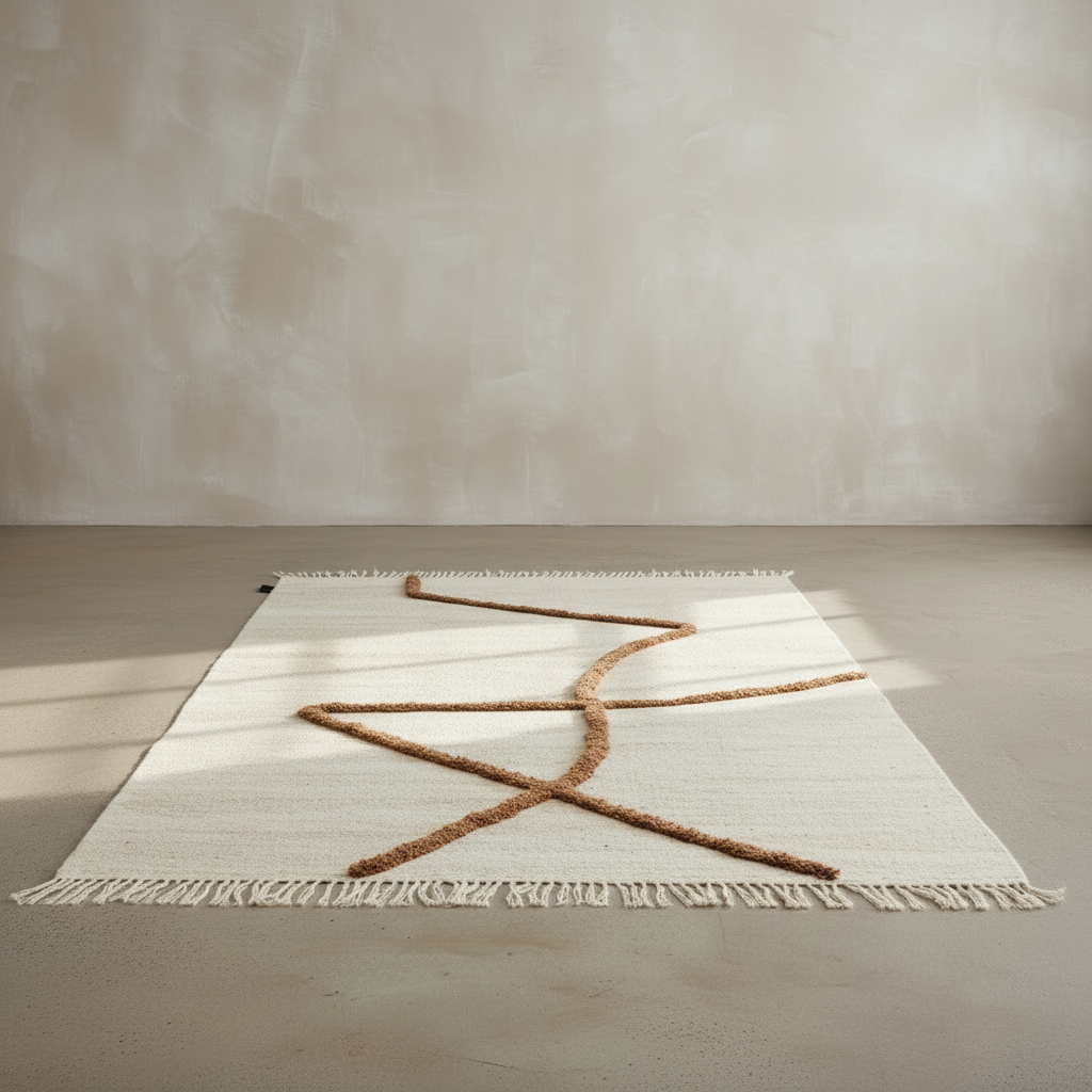 Vuoristo Woven Brown — 3/5 Natural Daylight Down Angle