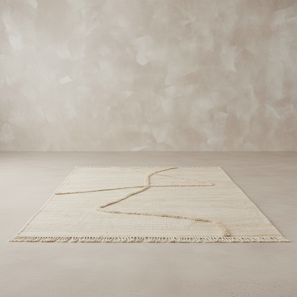 Vuoristo Woven White & White — 1/5 Studio Down Angle