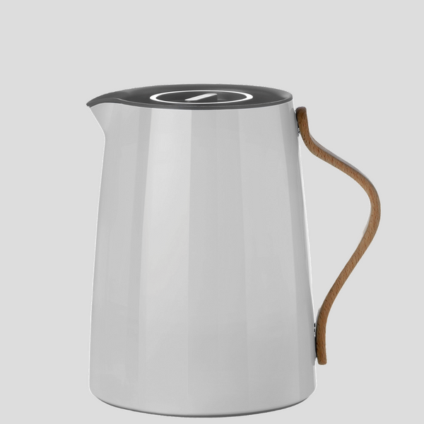 Emma vacuum jug with tea brewer - 1 L - grey