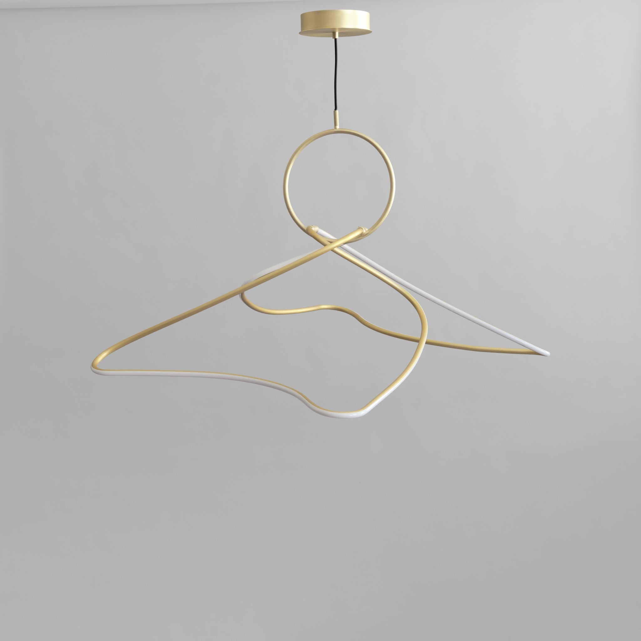 Kumo Chandelier, Big - Brass