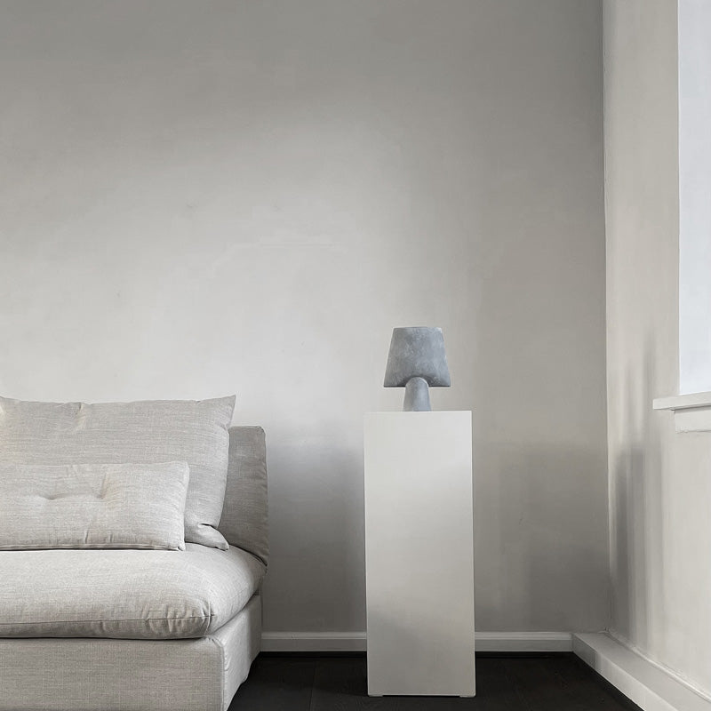 Sphere Vase Square, Mini - Light Grey