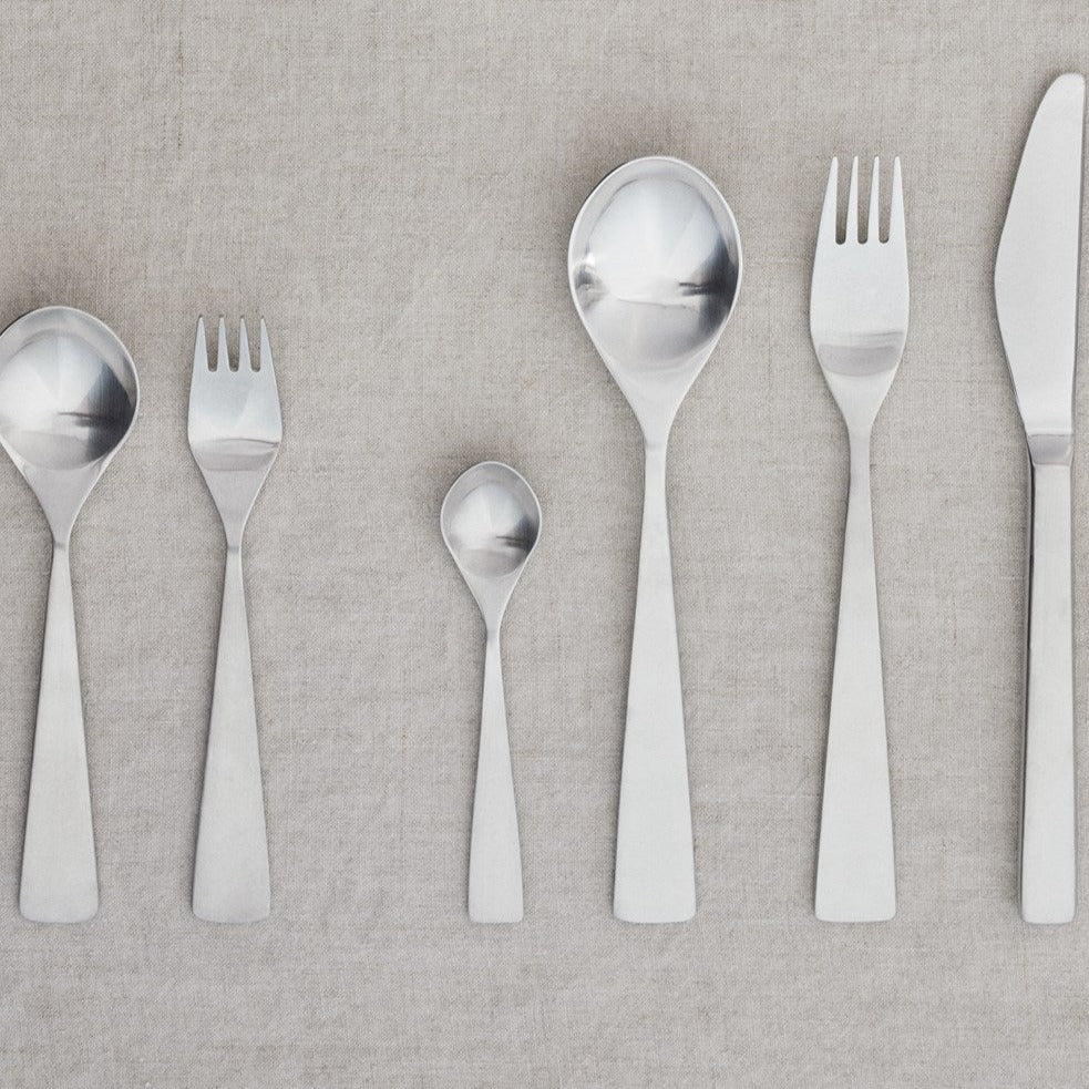 Maya 2000 dinner spoon steel - 6 pc. box