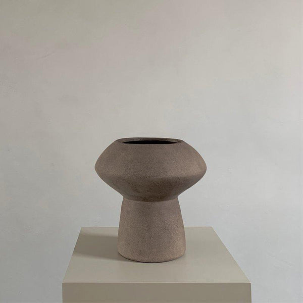 Sphere Vase, Fat - Taupe