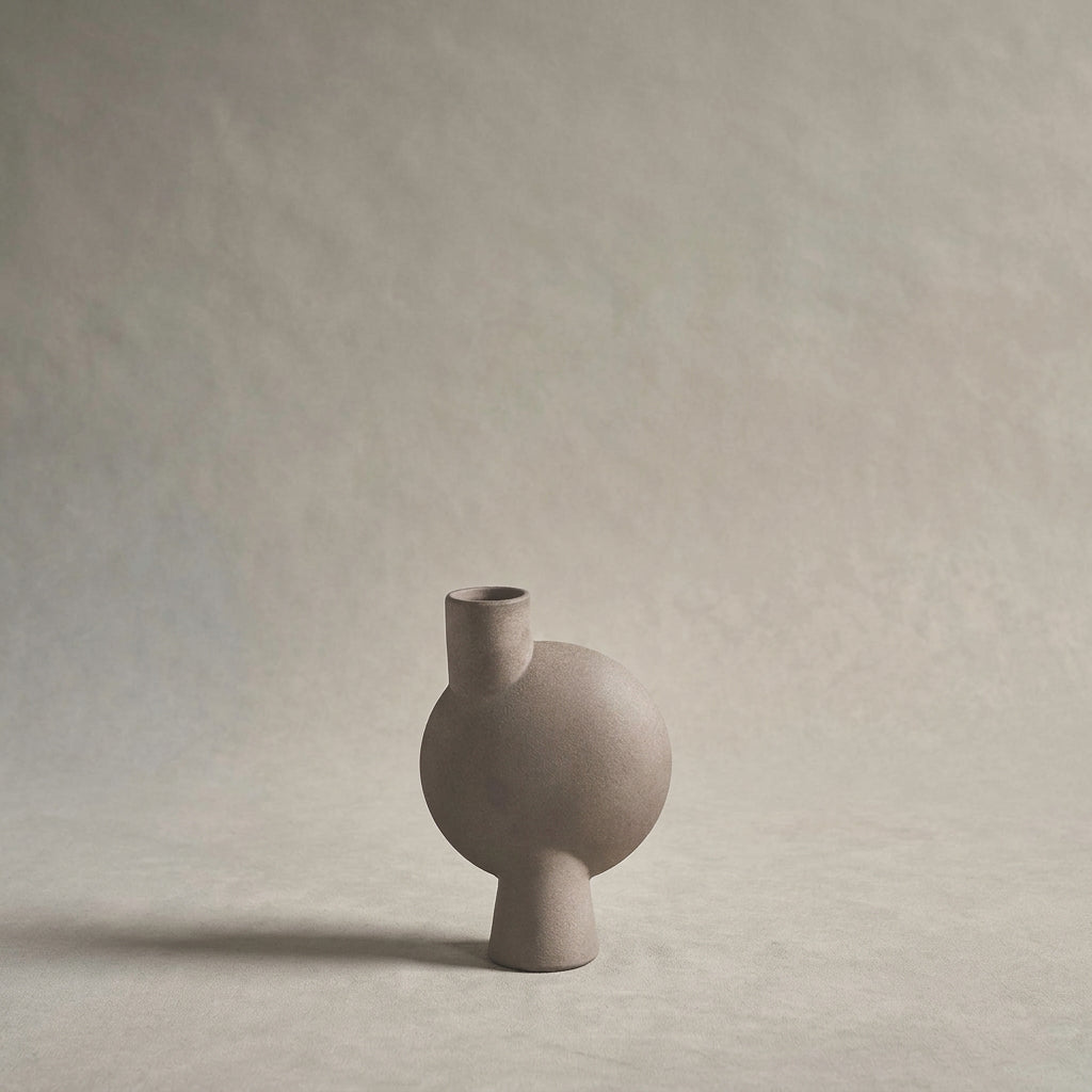 Sphere Vase Bubl, Medio - Taupe, Waterproof