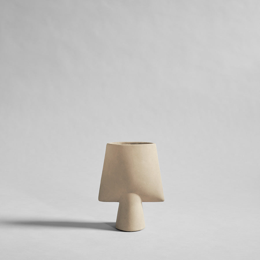 101 Copenhagen - Sphere Vase Square, Mini - Sand