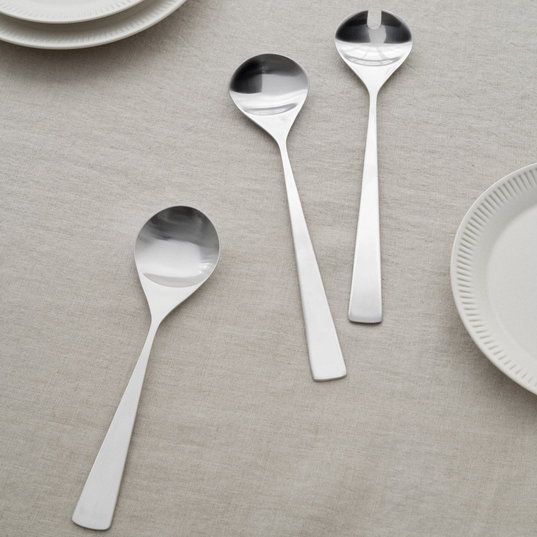 Maya serving spoon steel, 1 pc.